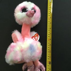 TY Beanie Boos Avery the Ostrich Plush preowned with Tags